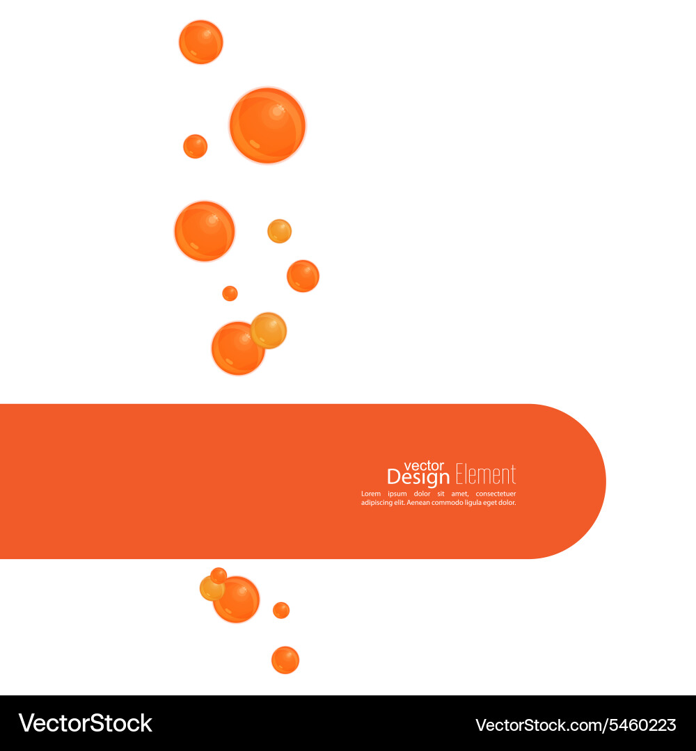 Abstract background with soap bubbles Vector Image