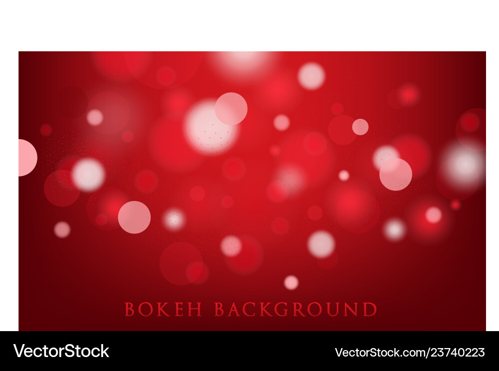 Abstract Bokeh Lights Background Vector Image