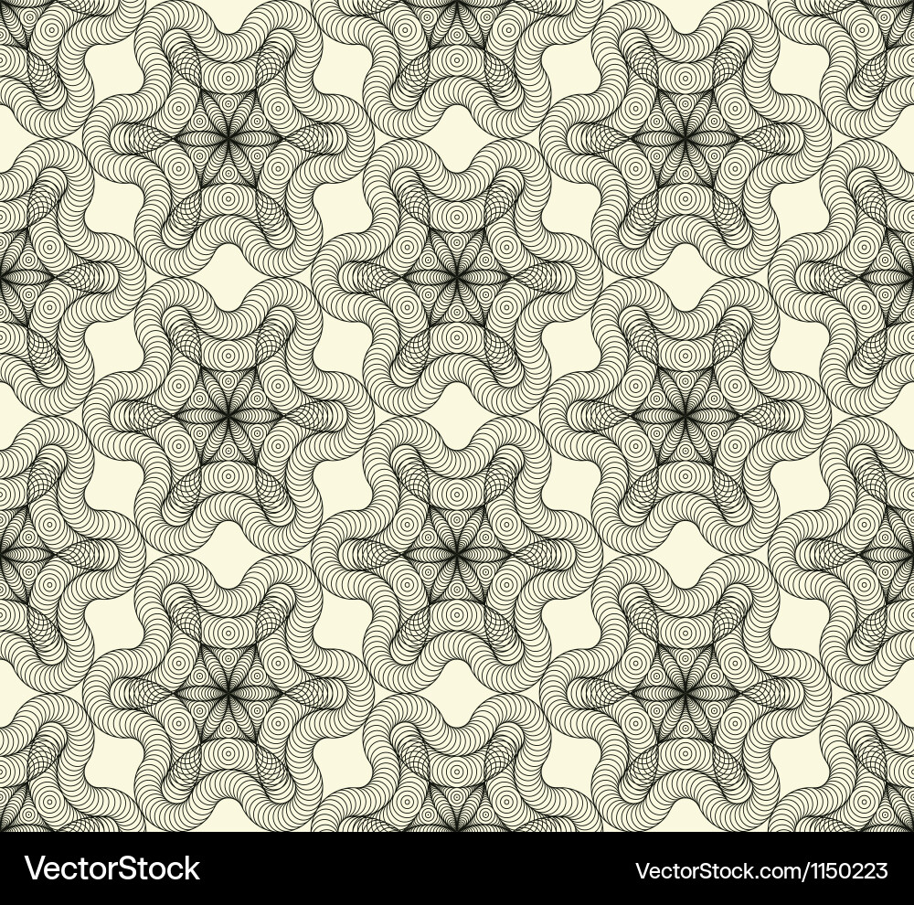 Abstract seamless pattern with a tracery figure vector image