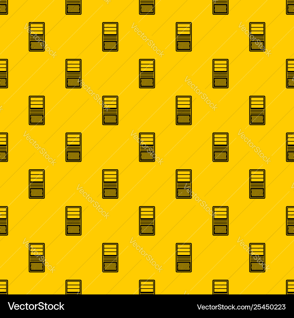 Black computer system unit pattern Black computer system unit pattern vector image