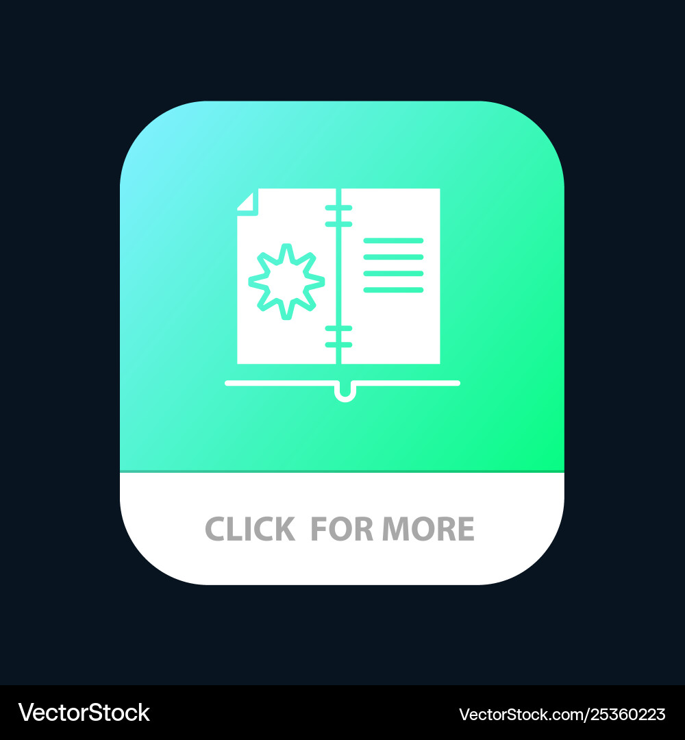 Book guide hardware instruction mobile app button Book guide hardware instruction mobile app button vector image