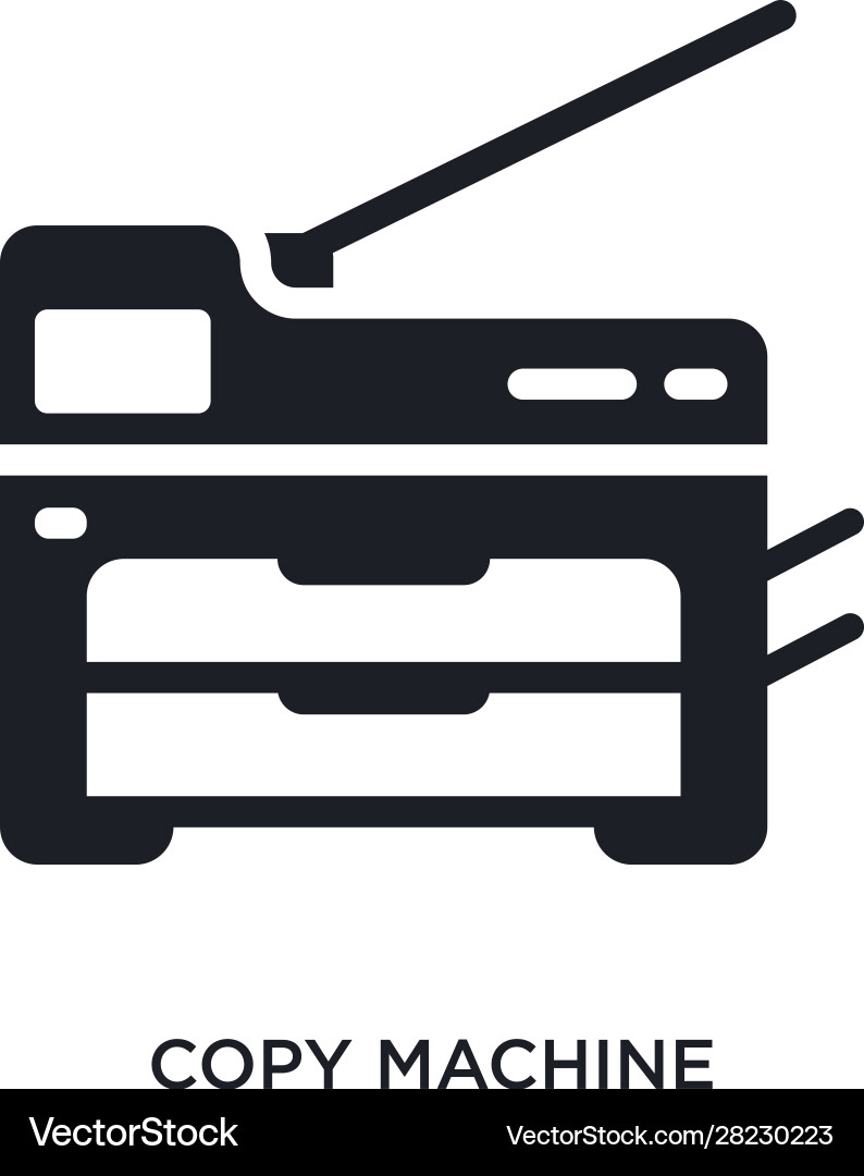 Copy machine isolated icon simple element from Copy machine isolated icon simple element from vector image