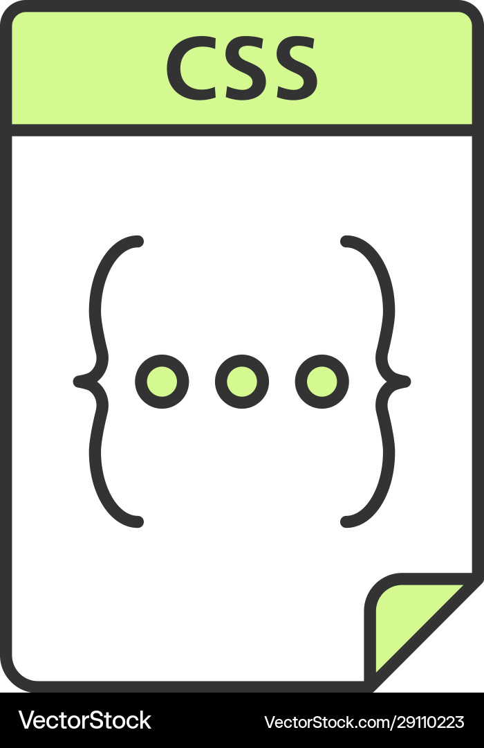Css-Datei Farbe Symbol Kaskadierung Stil Blätter Css-Datei Farbe Symbol Kaskadierung Stil Blätter vektorbild