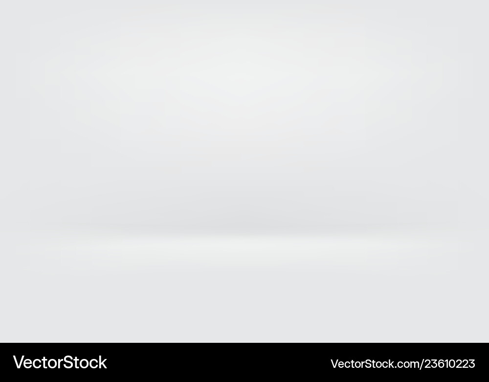 Gray Studio Backdrop - Empty Room Gradient vector image