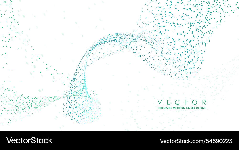 Particles dynamic flow Particles dynamic flow vector image