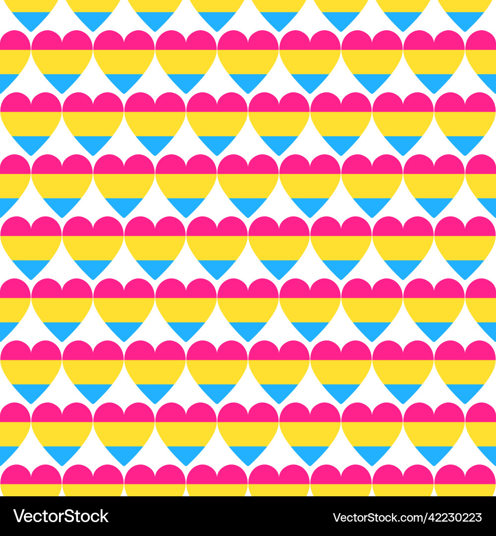 Seamless pattern background with heart icon Seamless pattern background with heart icon vector image