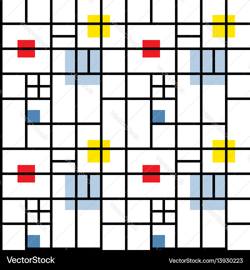 Seamless pattern suprematism style Seamless pattern suprematism style vector image