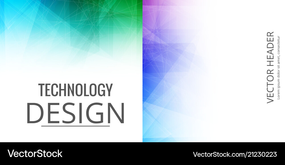 Set of abstract triangle pattern background Set of abstract triangle pattern background vector image