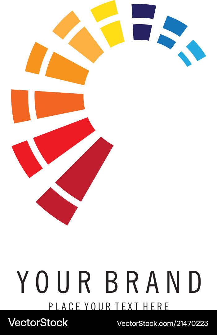 Tech Circle Logo - Innovation Vector Image