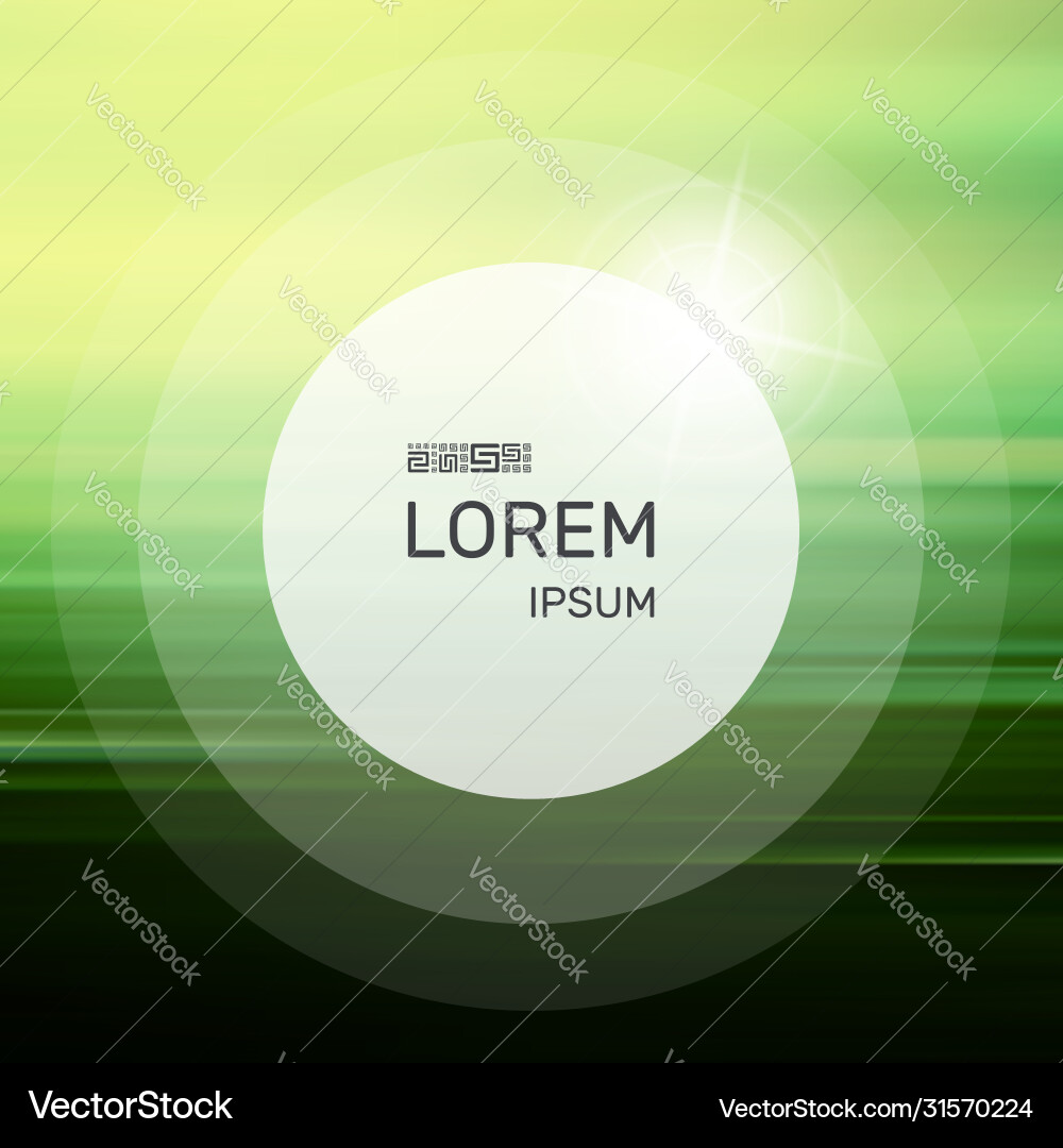Abstract background round frame with place vector image