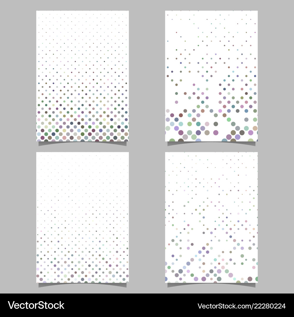 Abstract circle pattern background brochure vector image