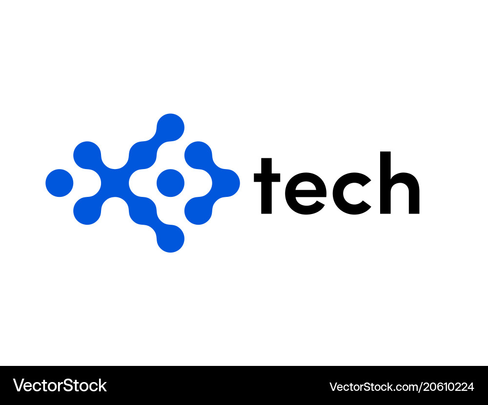 Dynamic X Tech Logo Royalty Free Vector Image - VectorStock