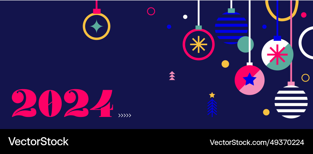 Happy new year poster banner and card design Happy new year poster banner and card design vector image