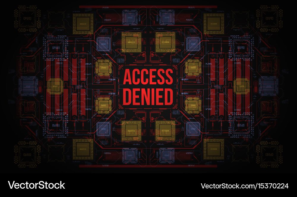 Modern background with futuristic user interface vector image