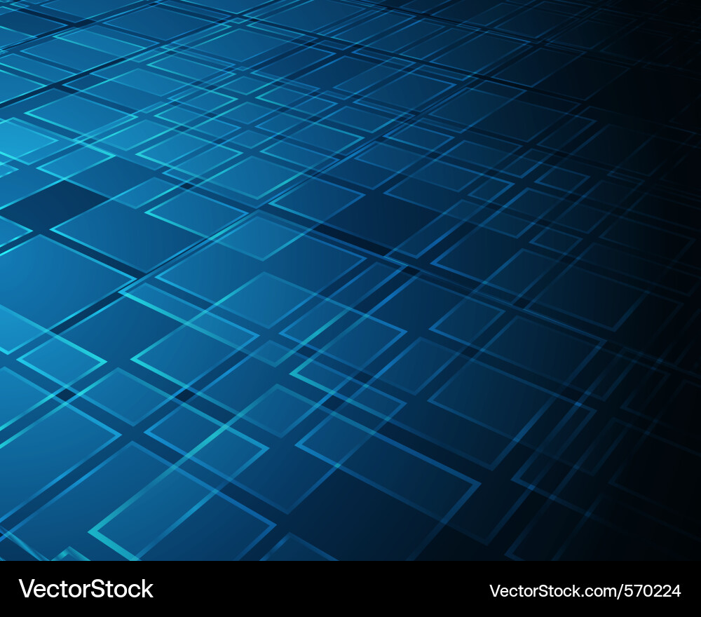 Modern Tech Grid Background vector image