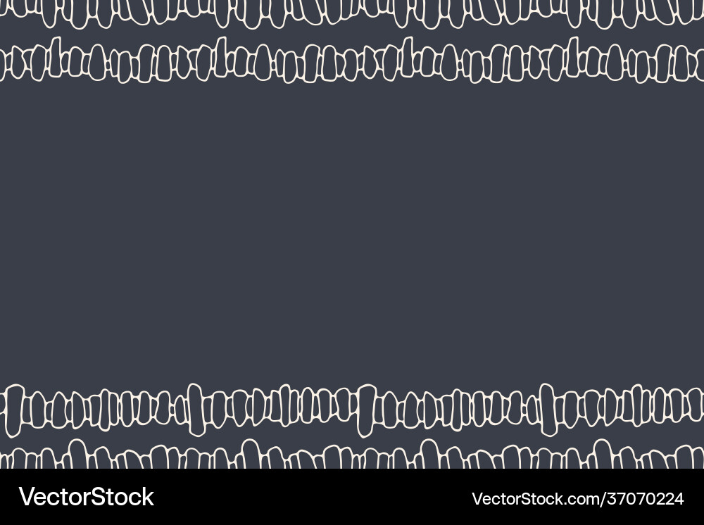 Seamless horizontal border pattern with hand Seamless horizontal border pattern with hand Vector Image