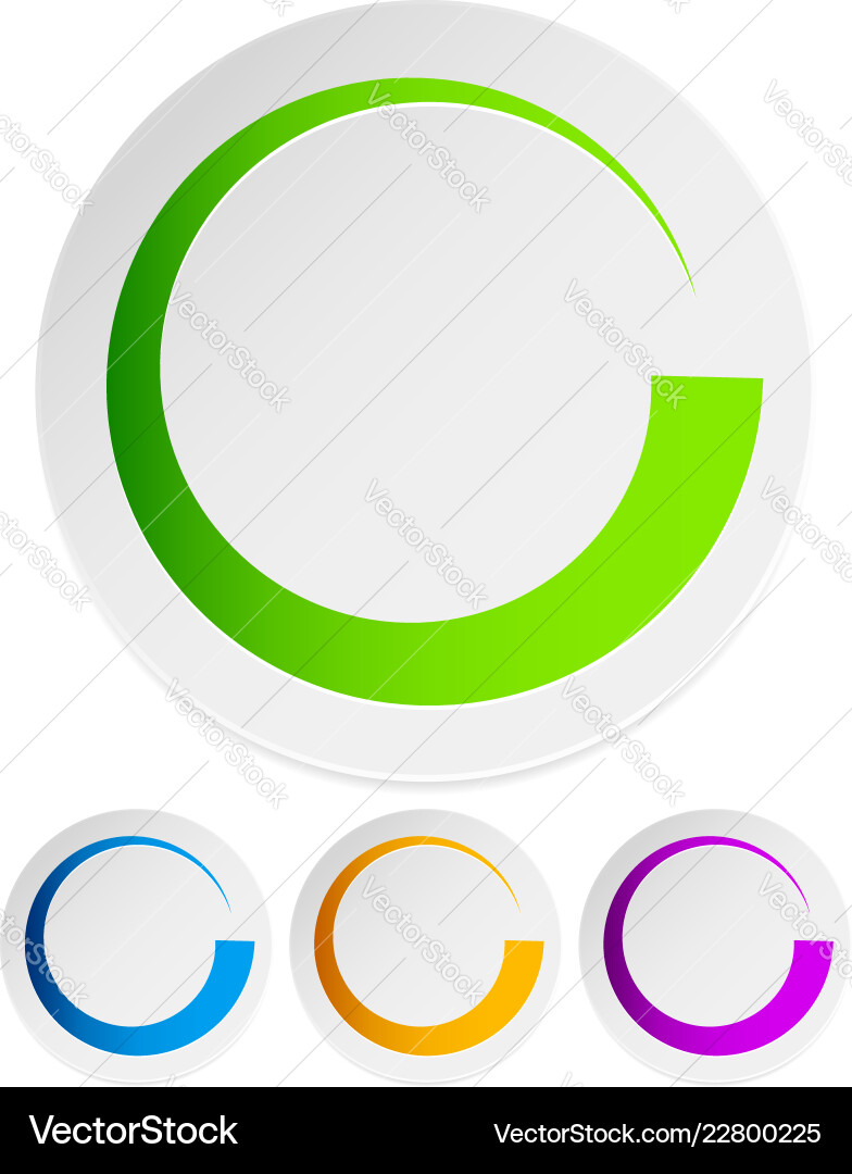 Circular preloader buffer symbol or general Circular preloader buffer symbol or general vector image