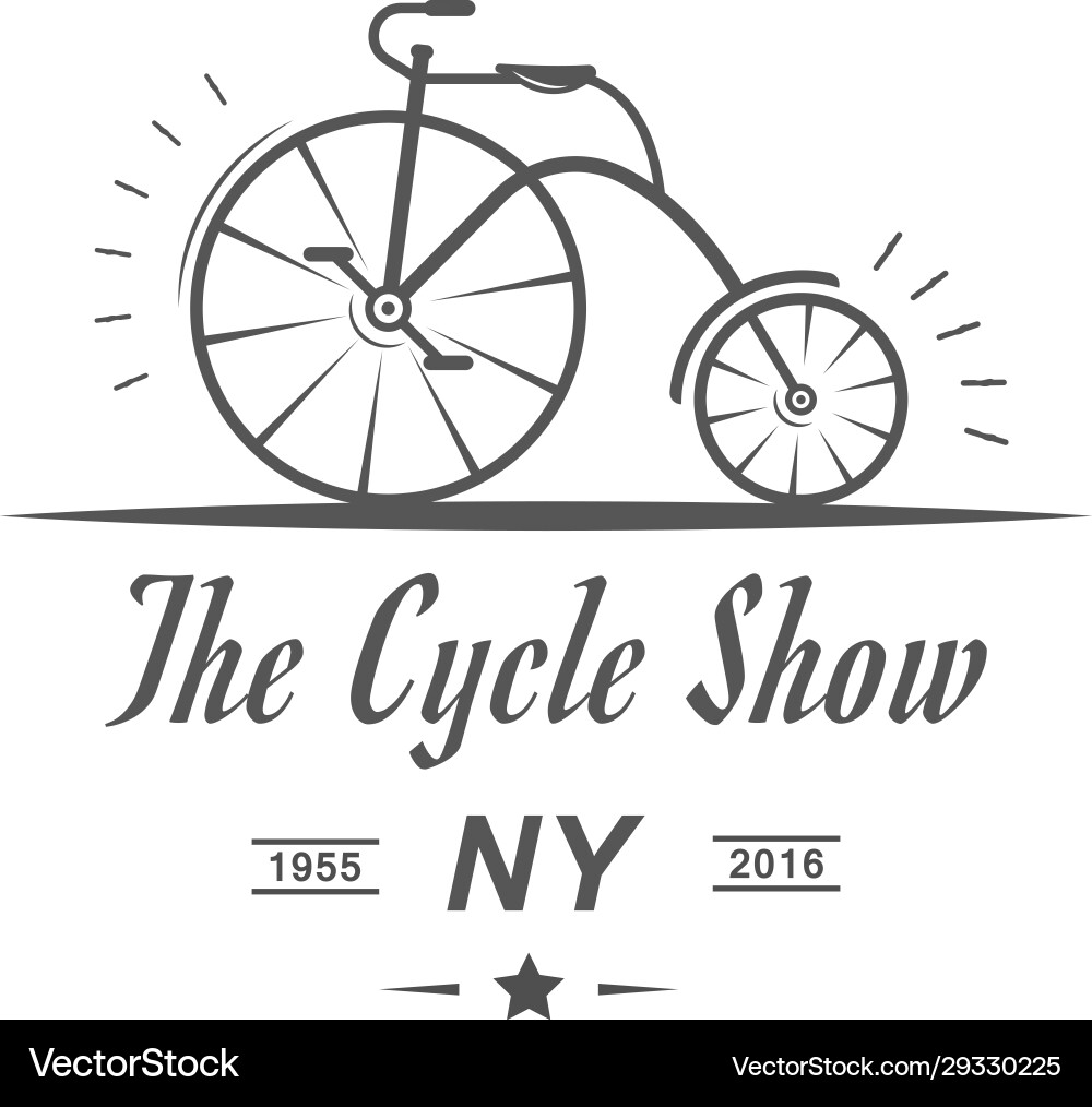 Cycle show logotype vector image