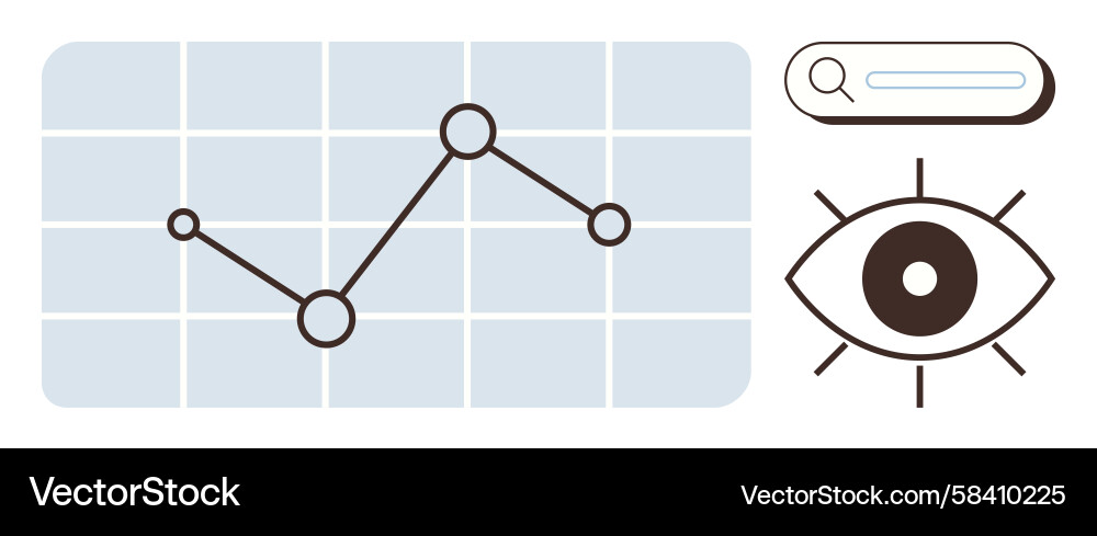 Data Analytics Dashboard Vector Image