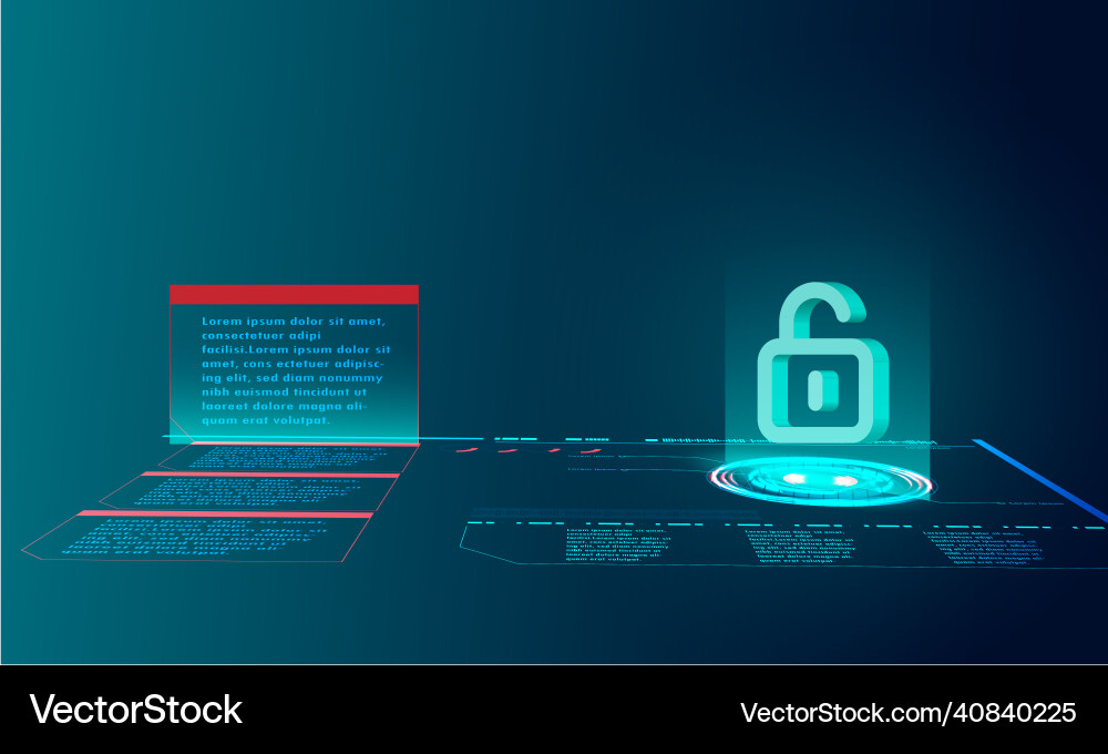 Information connection communication on virtual vector image