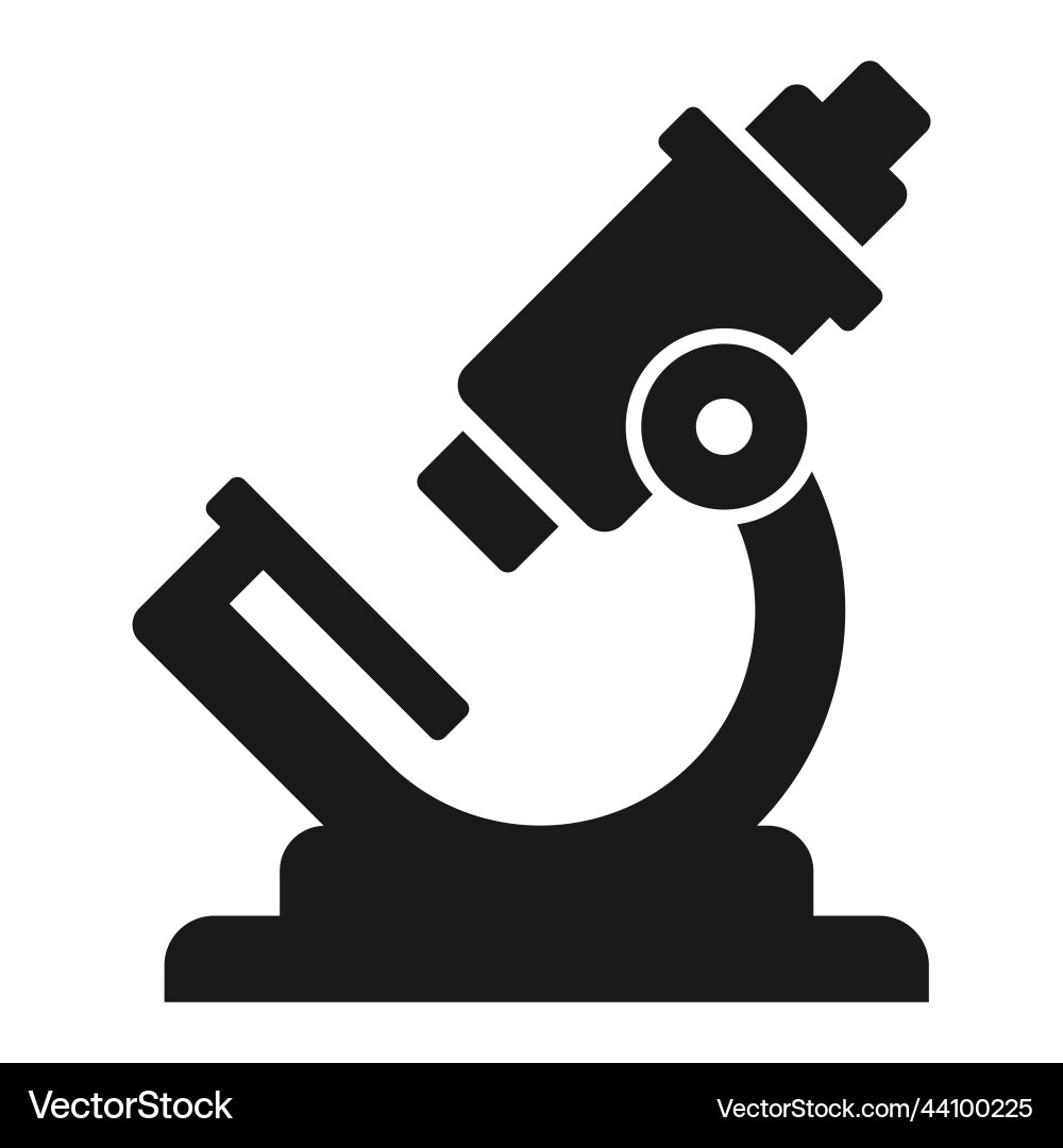 Laboratory microscope icon lab concept Laboratory microscope icon lab concept Vector Image