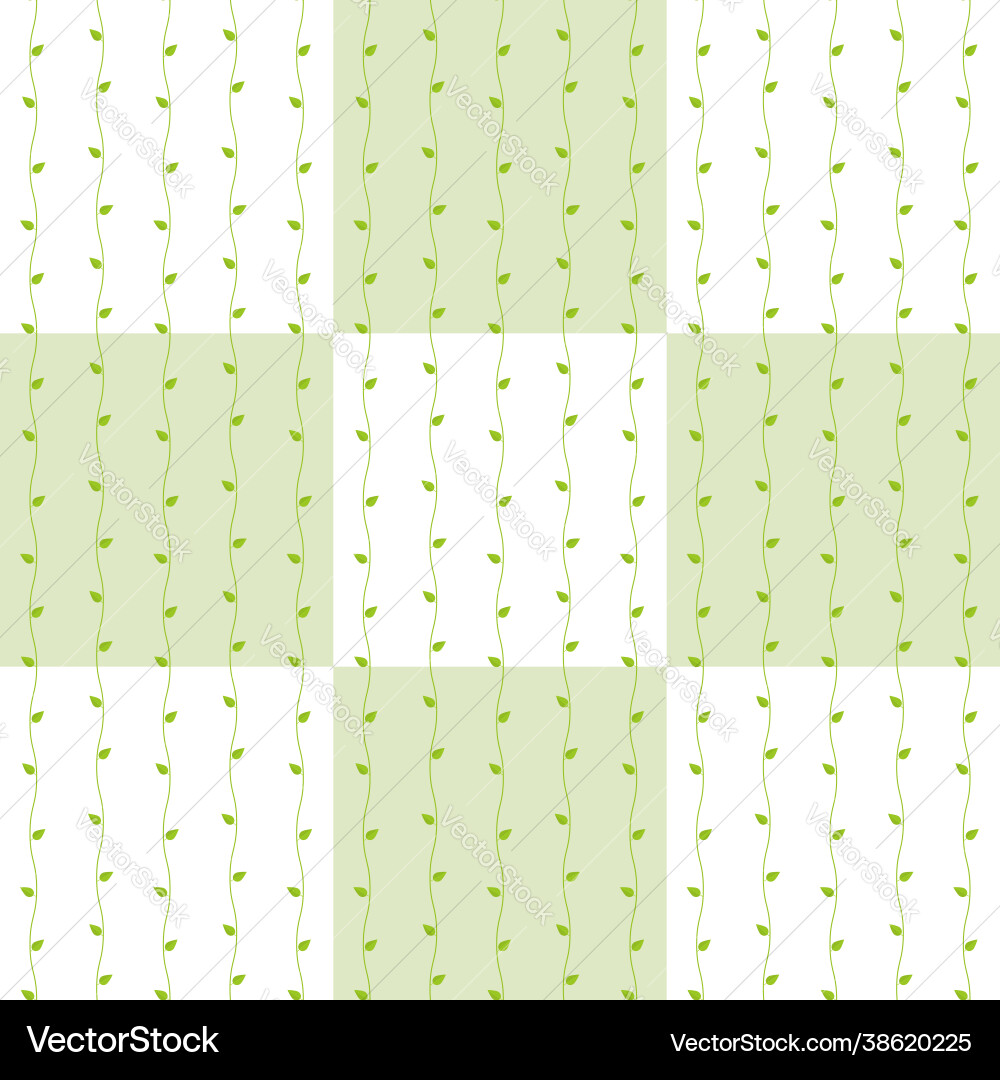 Lines with leaves pattern Lines with leaves pattern vector image