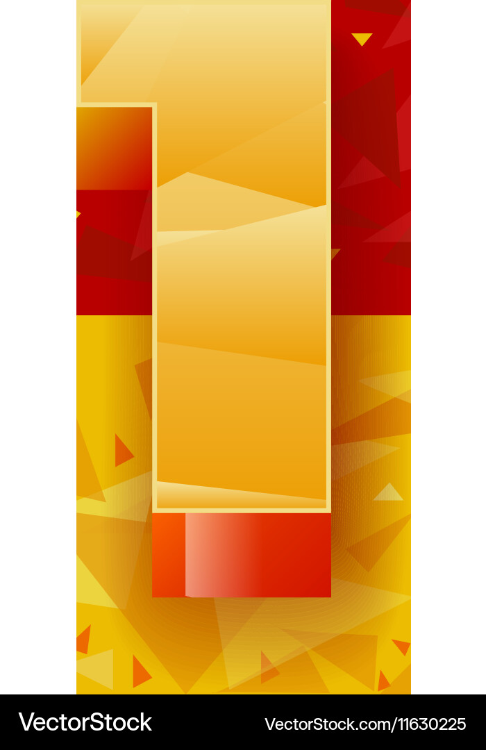 Pattern numbers for use in banner ads Vector Image