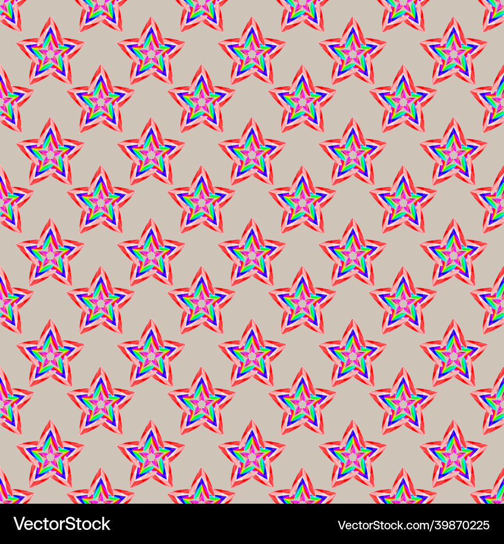 Rainbow star Royalty Free Vector Image - VectorStock