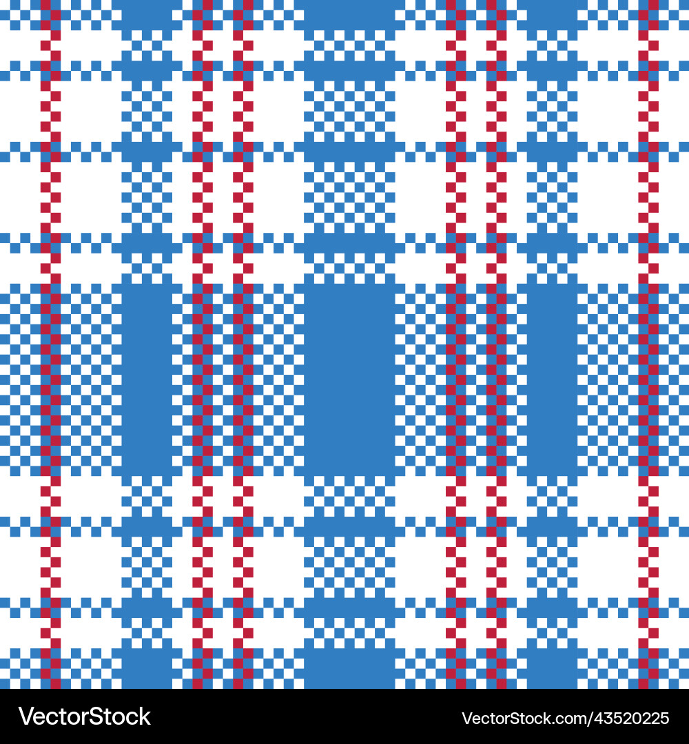 Retro Hong Kong Checker Pattern vector image