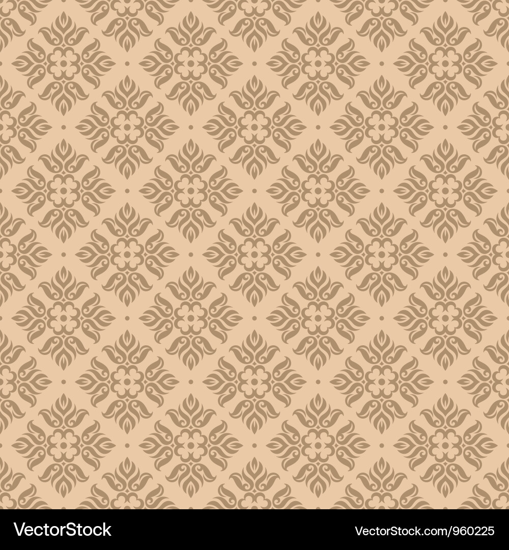 Seamless wallpaper Royalty Free Vector Image - VectorStock