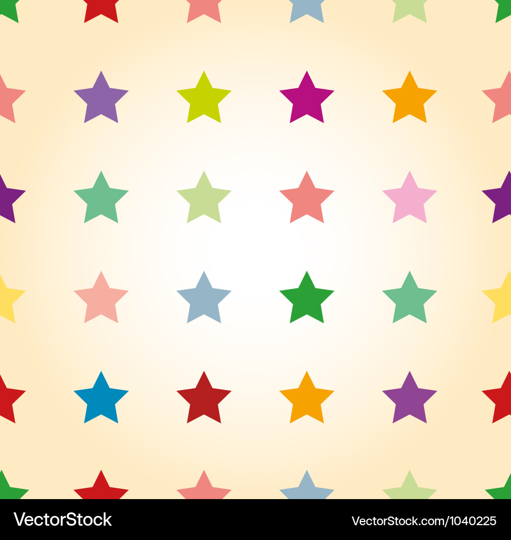Star Pattern Background vector image