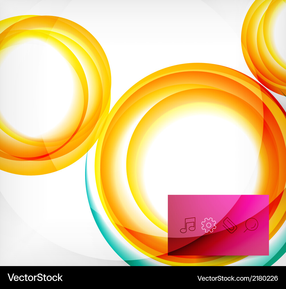 Dynamic Color Swirl Motion vector image