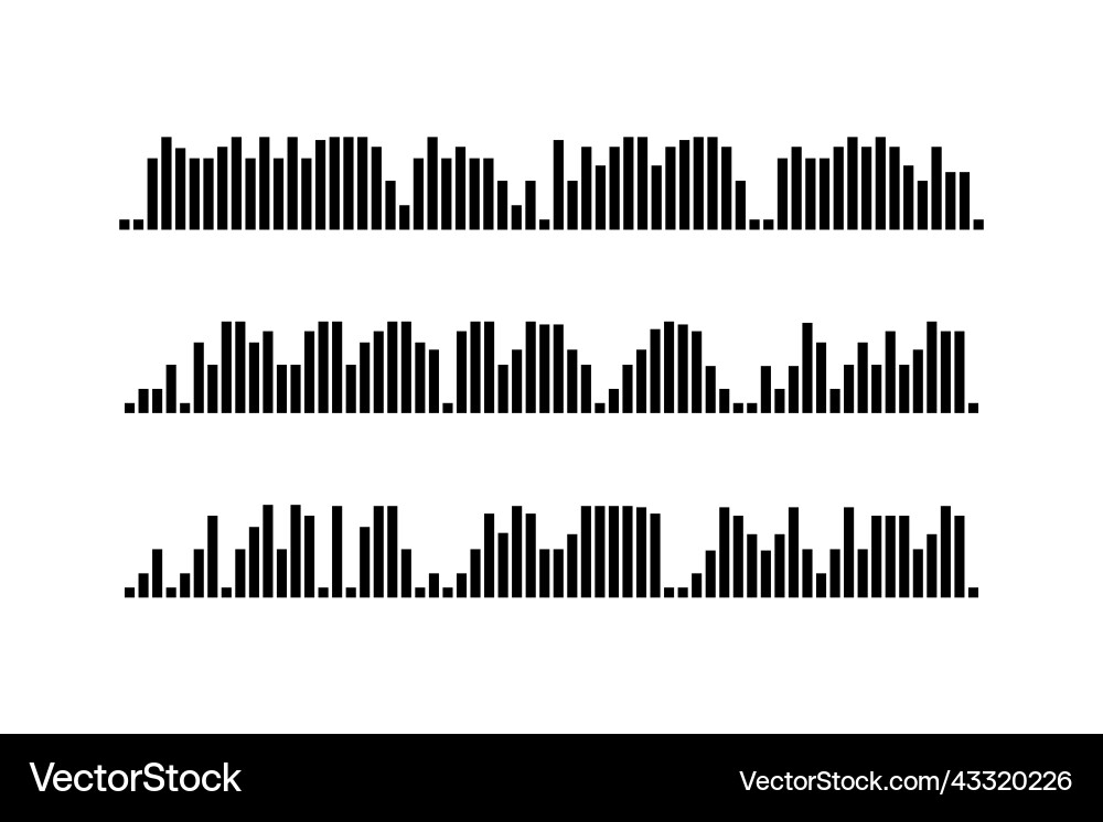 Recording of audio message template ui element Vector Image