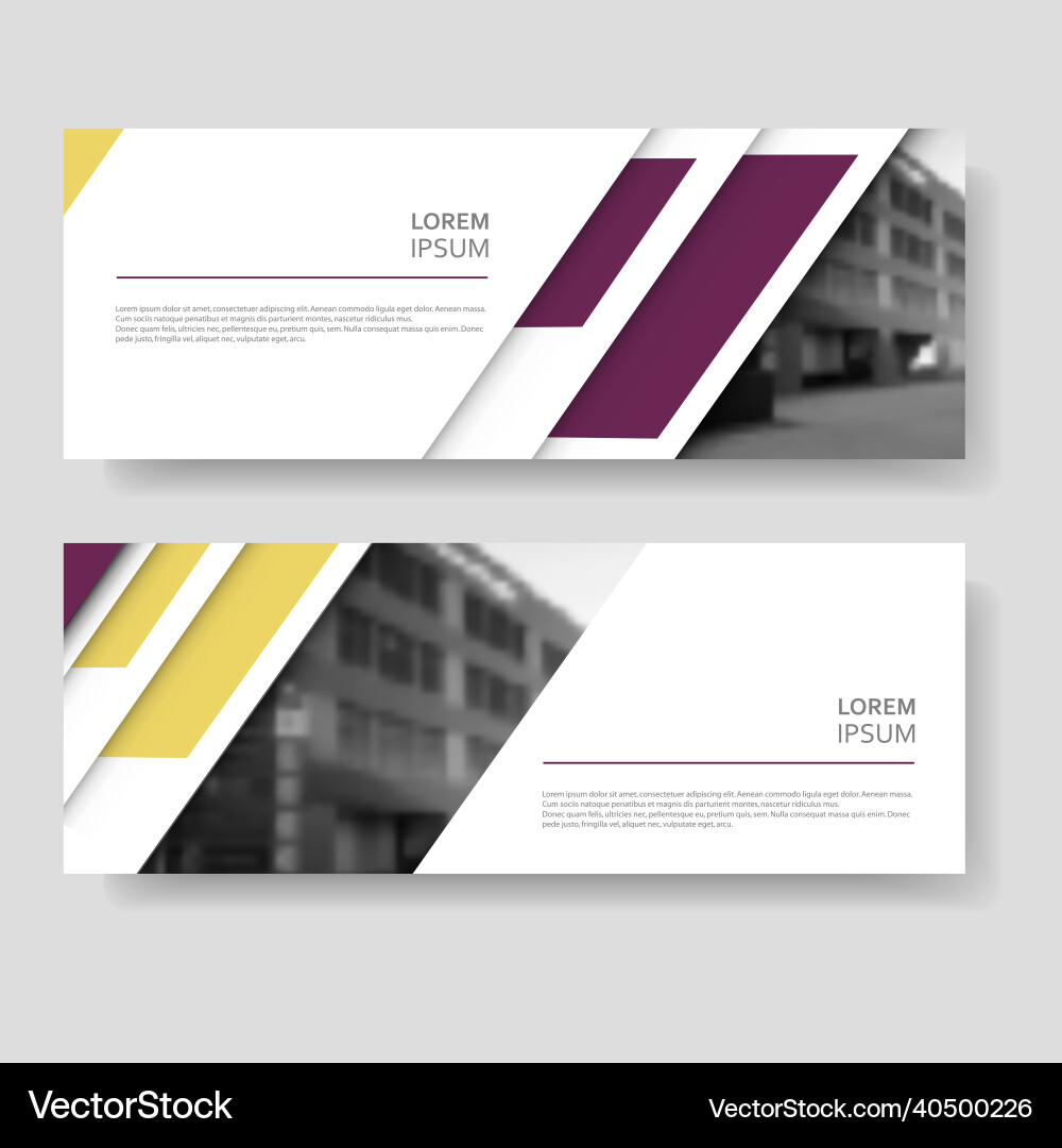 Zwei abstrakte Banner-Design mit modern Zwei abstrakte Banner-Design mit modern vektorbild