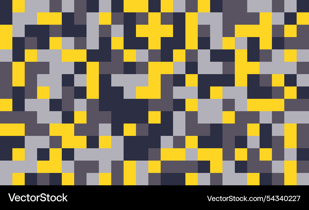 Abstract cube mosaic with structured colors vector image