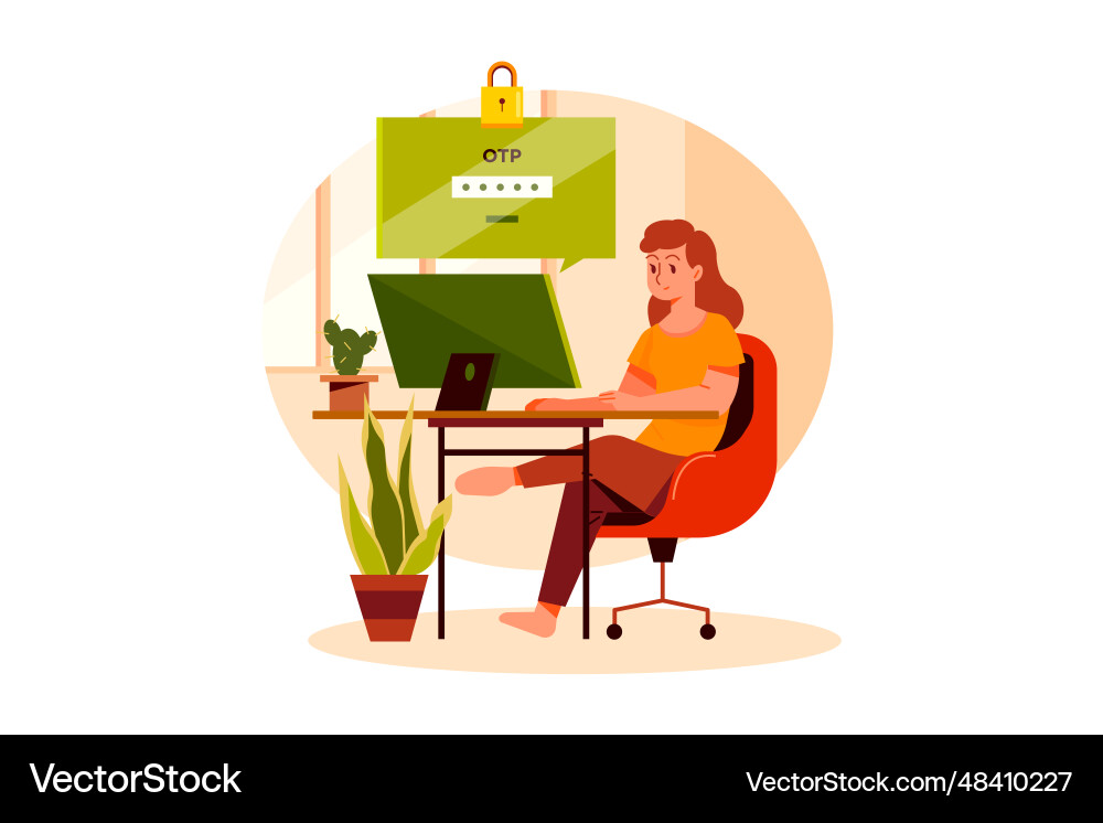 Authentication security Authentication security vector image