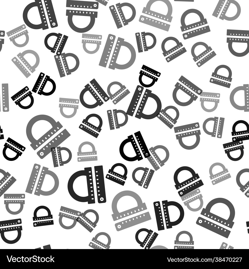 Black protractor grid for measuring degrees icon Black protractor grid for measuring degrees icon vector image