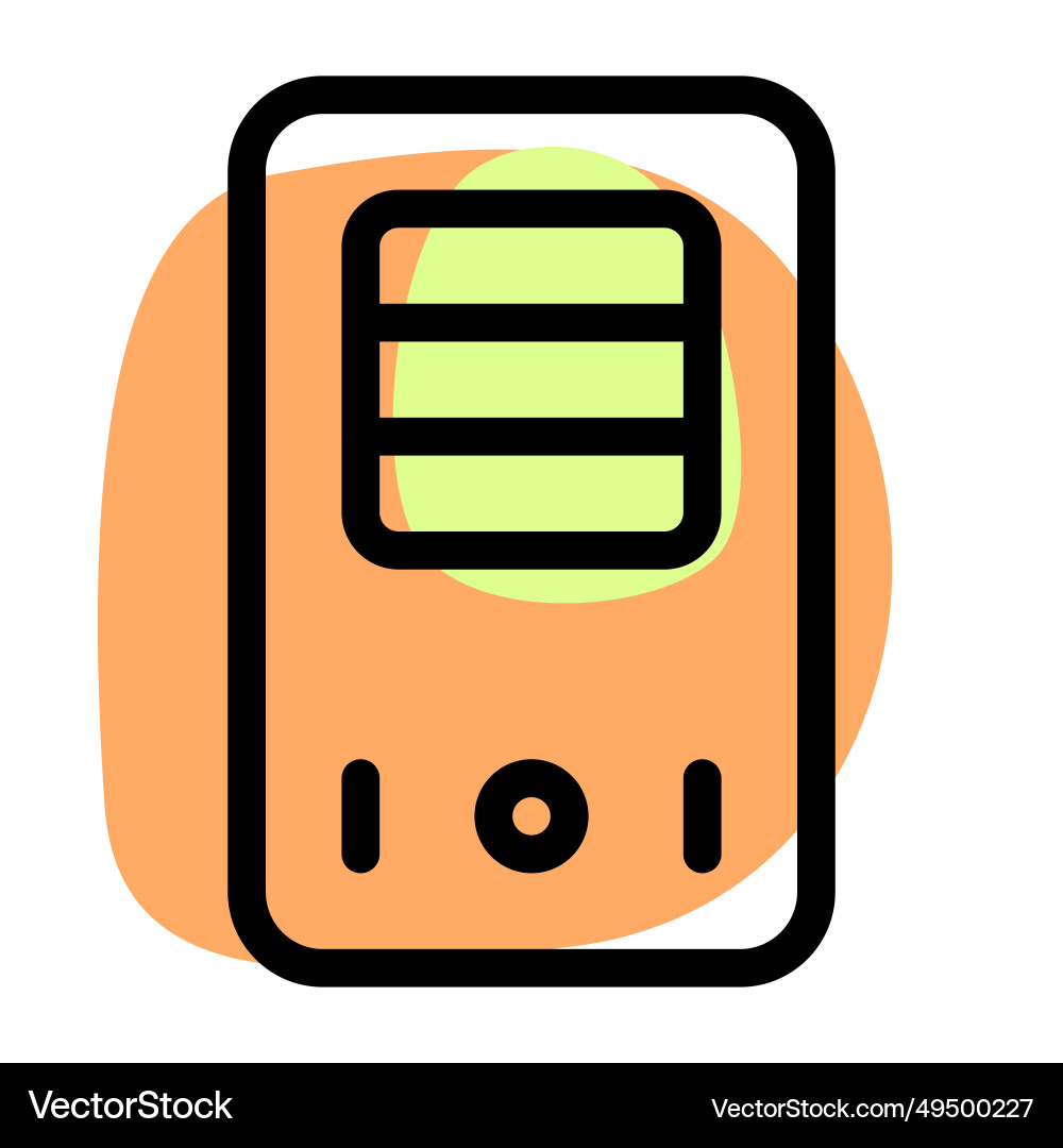 Cpu tower core of computer system Vector Image