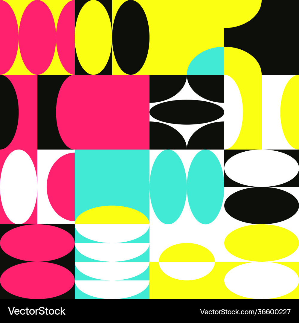 Deconstructed abstract pattern design Vector Image