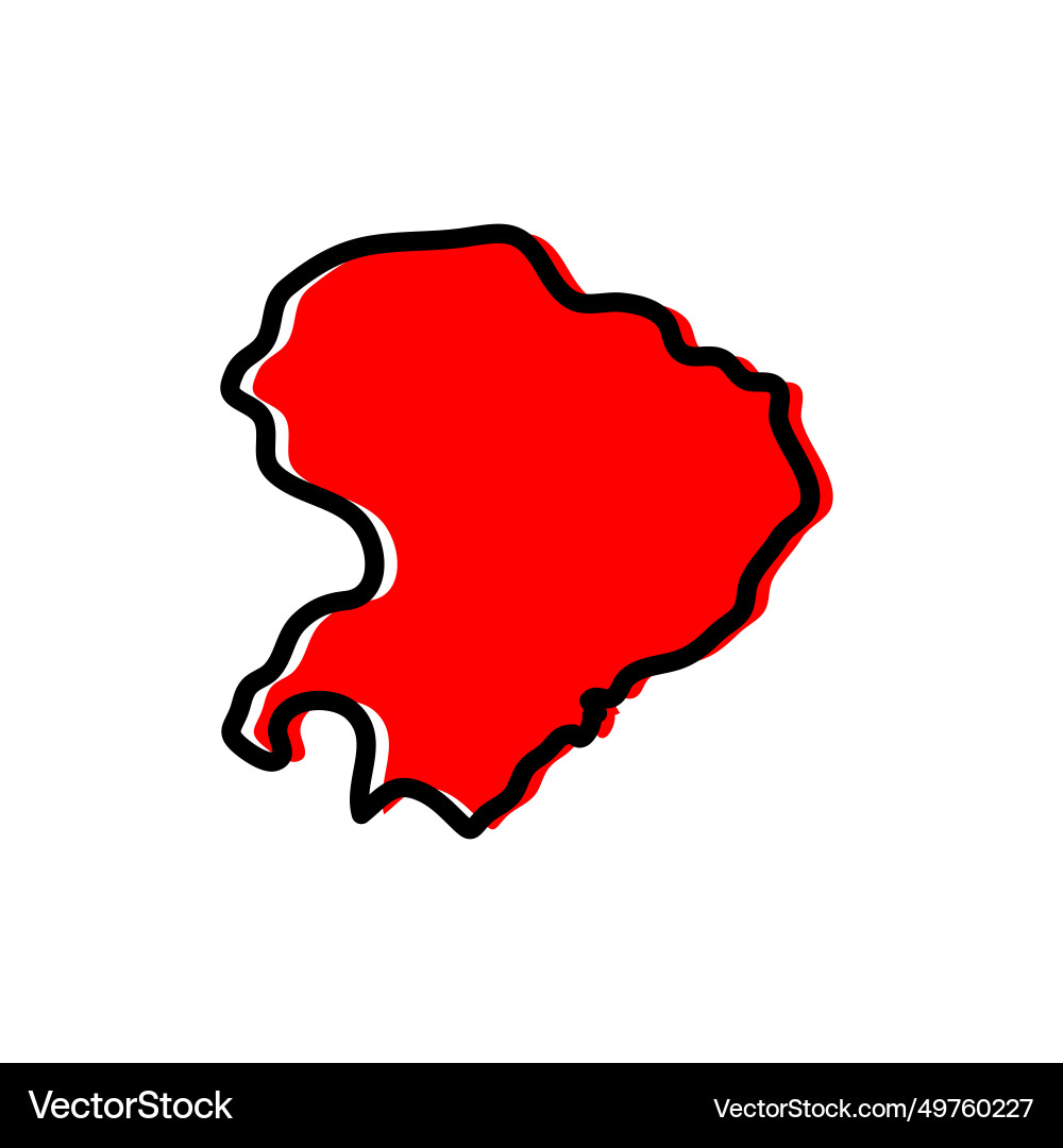 Northern province of zambia map Northern province of zambia map Vector Image