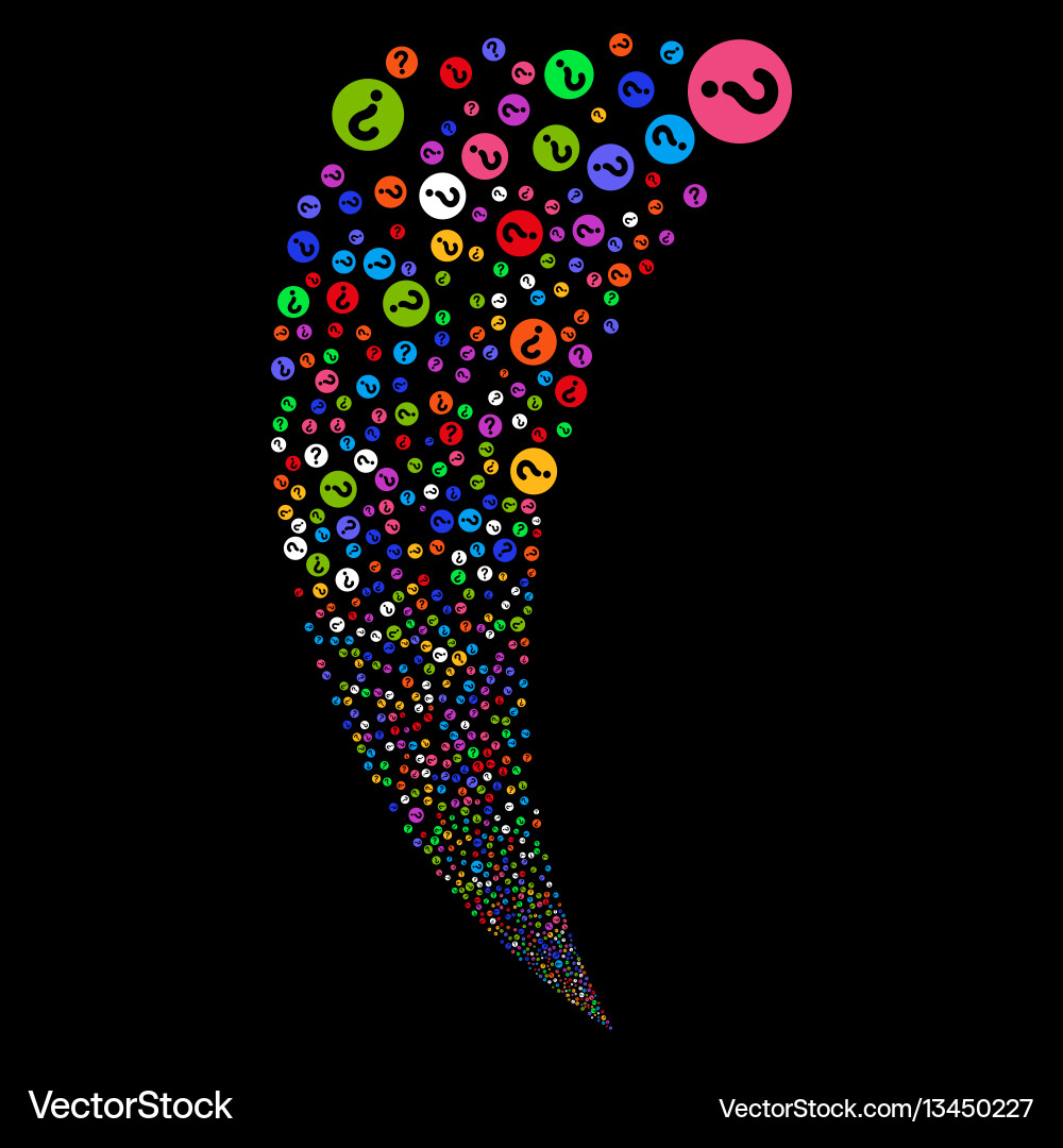 Query random stream Vector Image