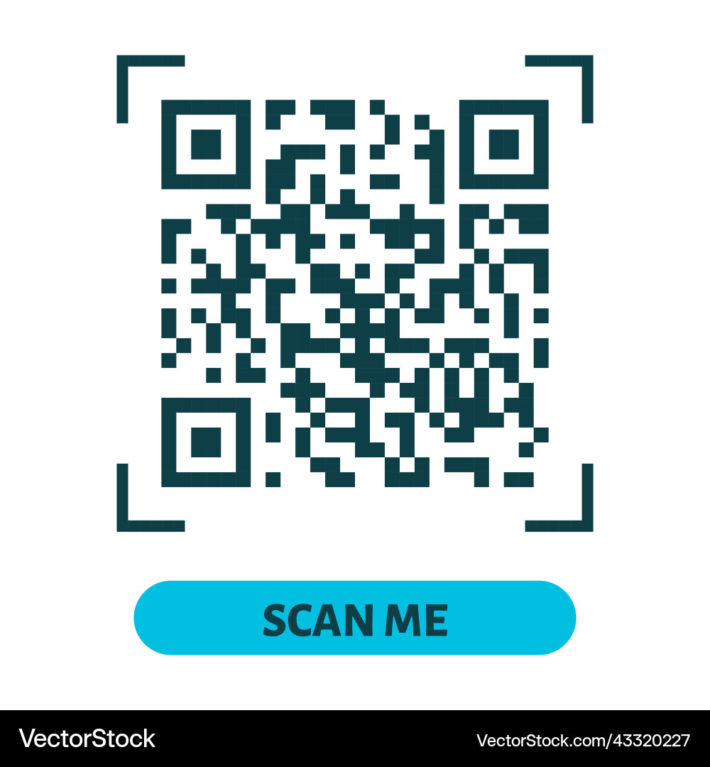 Scannen Sie mich qr Code Design für Zahlungstext Scannen Sie mich qr Code Design für Zahlungstext vektorbild