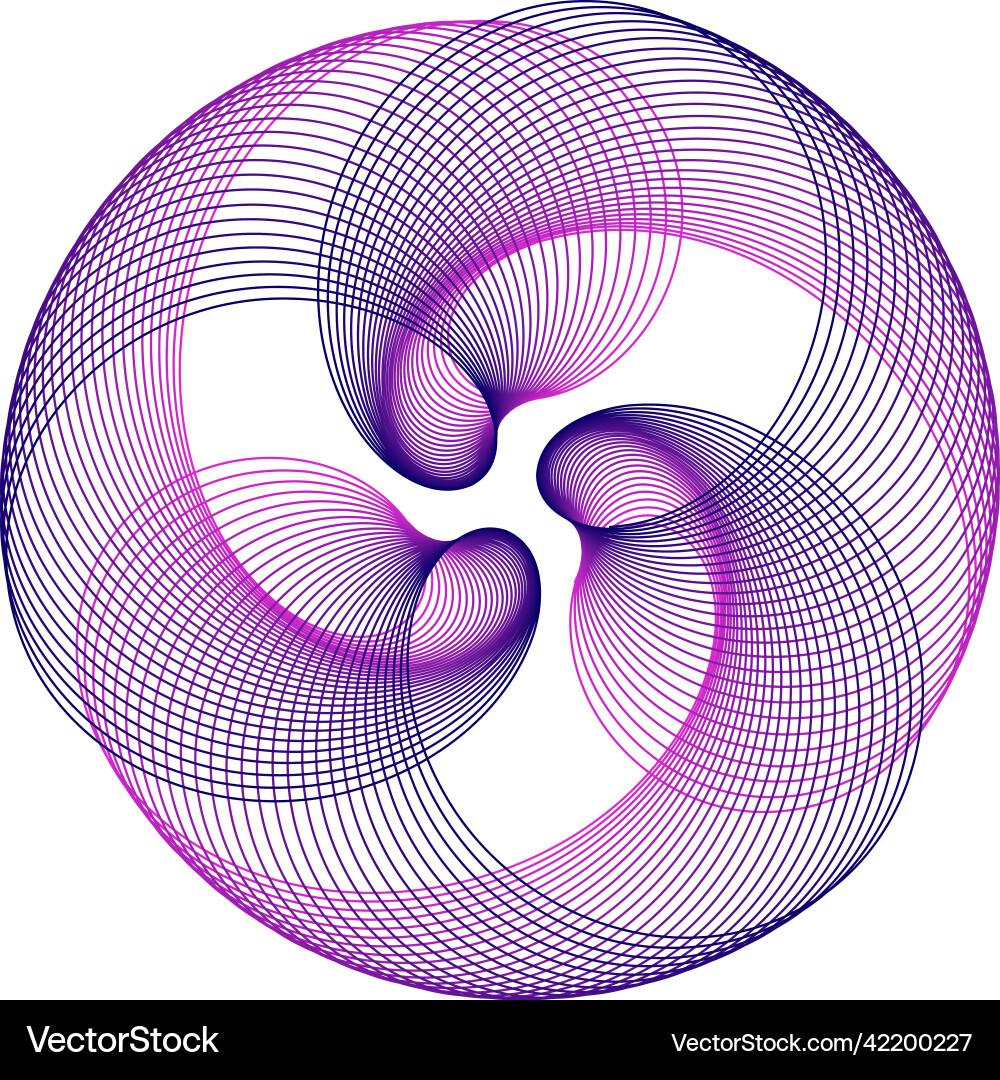Spirograph abstract element on a white background Spirograph abstract element on a white background vector image