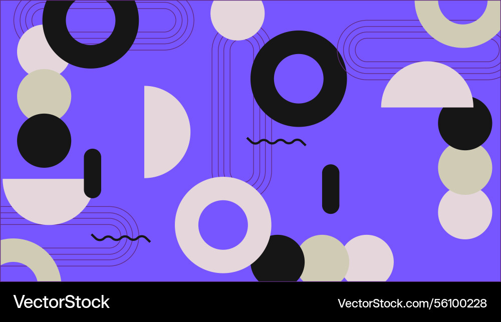 Abstract geometric pattern background Vector Image