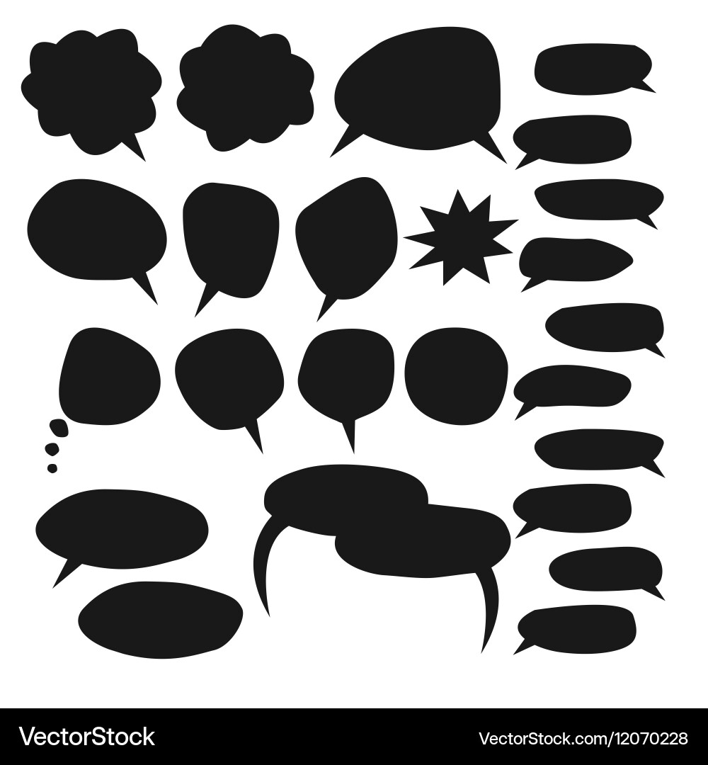 Bubble set 5 Vector Image
