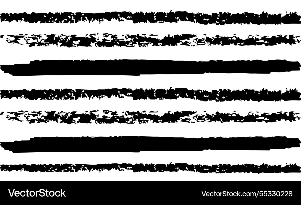 Pattern with stripe forms printed in ink hand Pattern with stripe forms printed in ink hand vector image