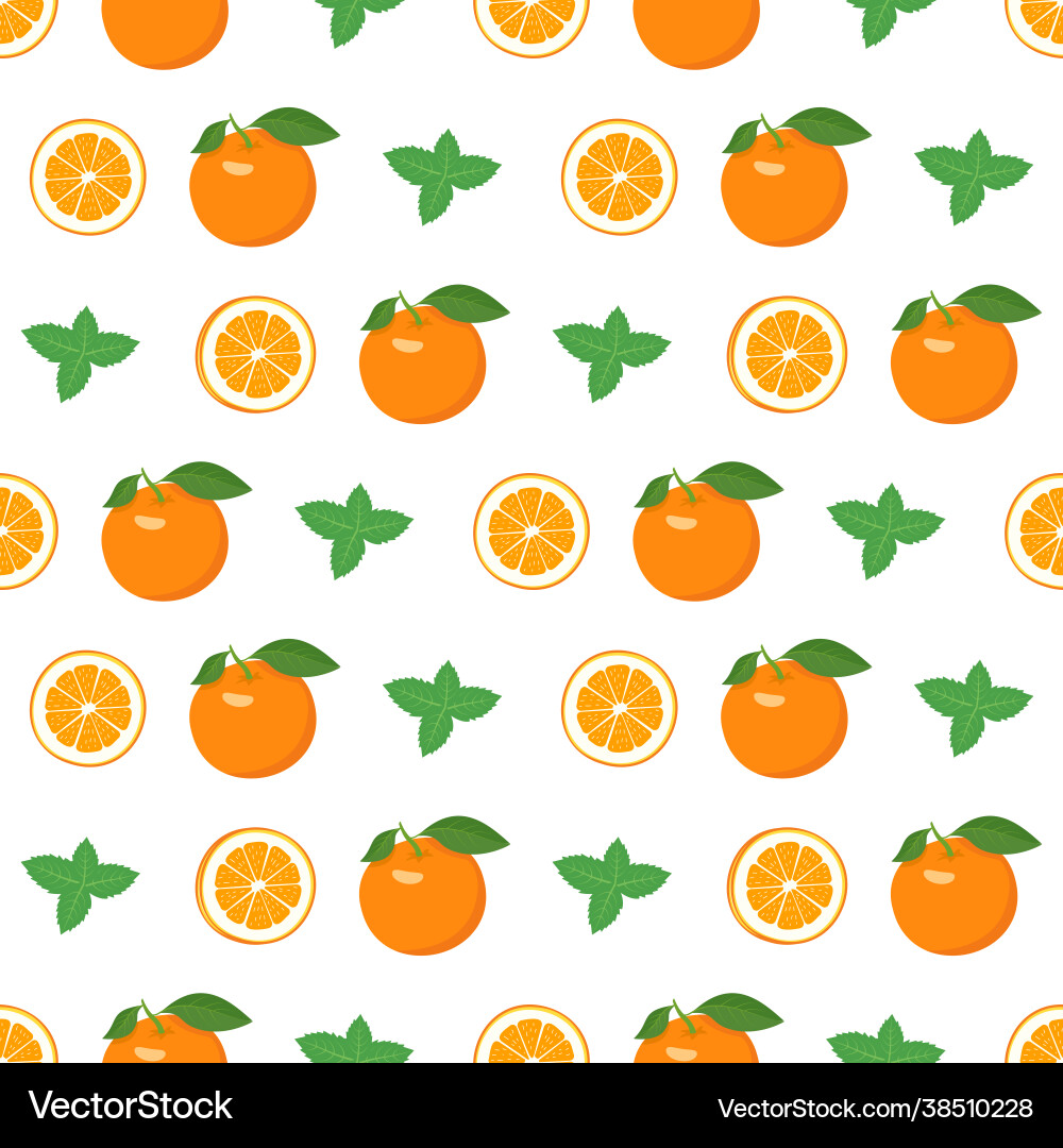 Seamless bright spring and summer pattern Seamless bright spring and summer pattern vector image