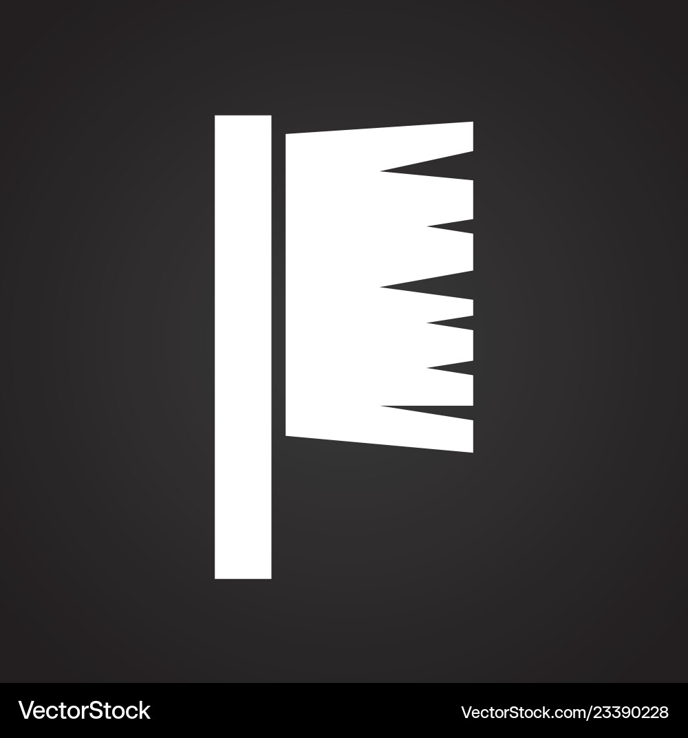 Tool icon on black background for graphic and web Tool icon on black background for graphic and web vector image