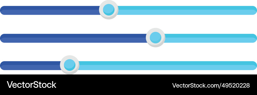 Ui ux element virtual interface vector image