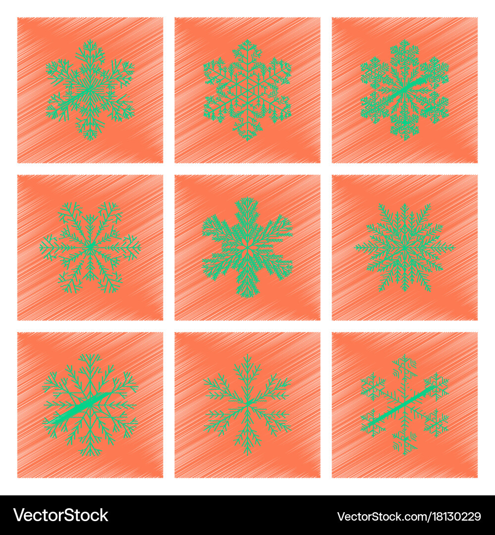 Assembly flat shading style snowflake Vector Image